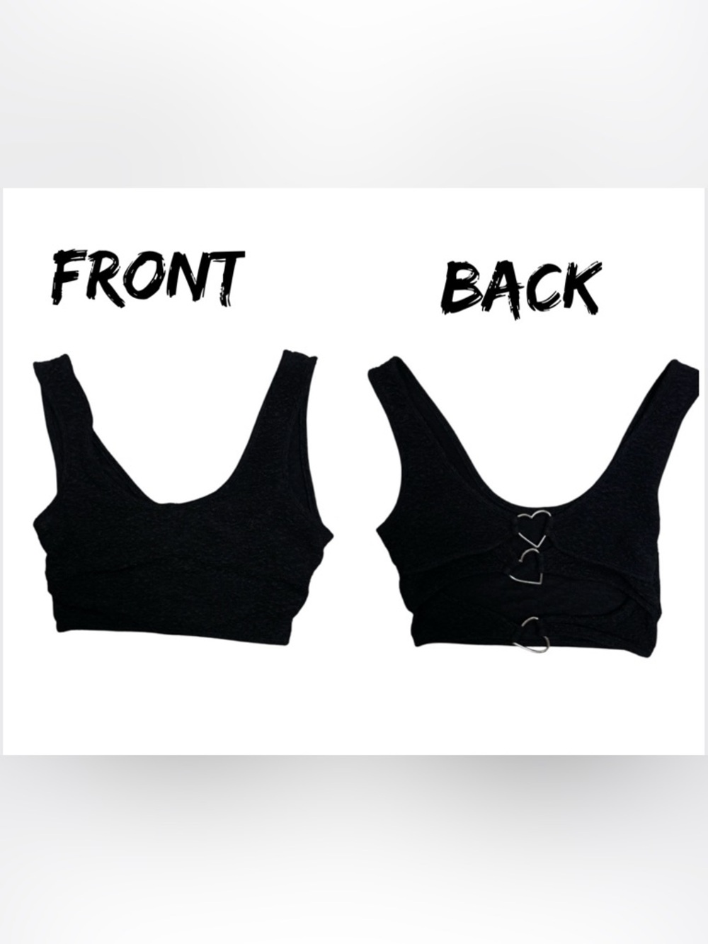 SHEIN Black Scoop Neck Top